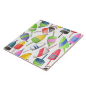 Geschilderde broodboeien tegeltje (Zijkant)