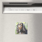 Geschilderde Cavalier King Charles Spaniel Magneet (Insitu (Vaatwasser))