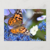 Geschilderde Dame Vlinder Ansichtkaart Briefkaart (Voorkant)