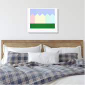 Geschilderde dames - Alamo Square - San Francisco Canvas Afdruk (Insitu (Slaapkamer))