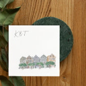 Geschilderde dames, San Francisco bruiloft cocktai Servet