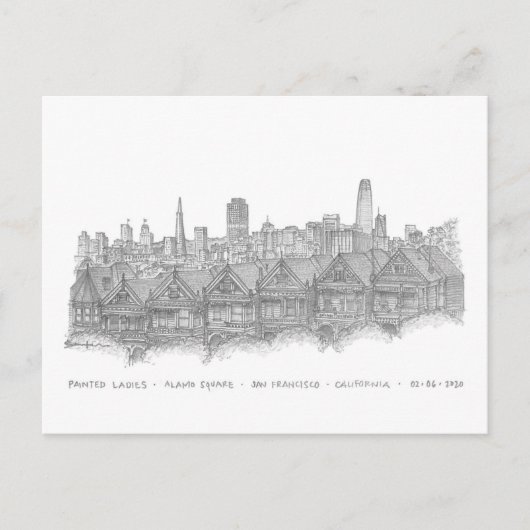 Geschilderde dames, San Francisco, Verenigde State Briefkaart (Voorkant)