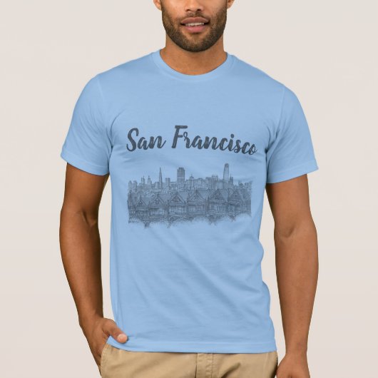 Geschilderde dames, San Francisco, Verenigde State T-shirt (Voorkant)