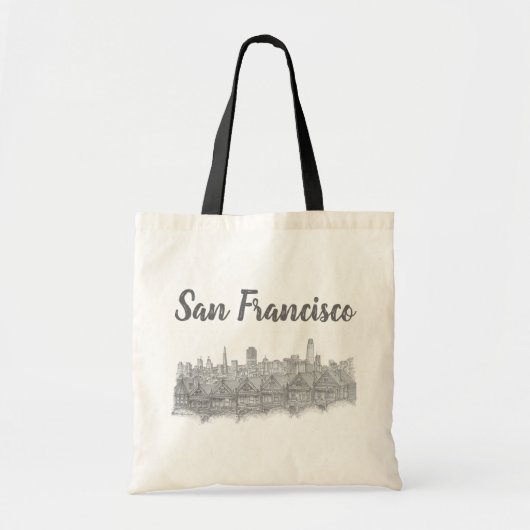 Geschilderde dames, San Francisco, Verenigde State Tote Bag (Voorkant)