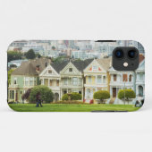 Geschilderde dames, Victoriaans huizen en skyline Case-Mate iPhone Case (Achterkant (horizontaal))