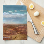 Geschilderde Desert Keuken Handdoek (Quarter Fold)
