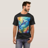 Geschilderde Dolfijn T-shirt (Voorkant volledig)