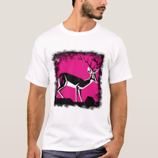 Geschilderde duiker wildlife t-shirt