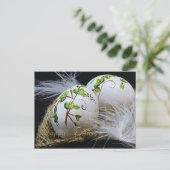 Geschilderde eieren Happy Easter Briefkaart (Staand voorkant)
