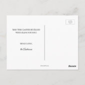 Geschilderde eieren Happy Easter Briefkaart (Achterkant)