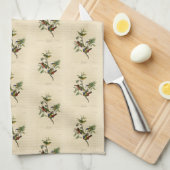 Geschilderde Finch (Bunting) Audubon's vogels in A Theedoek (Quarter Fold)