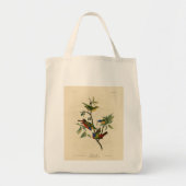 Geschilderde Finch (Bunting) Audubon's vogels in A Tote Bag (Voorkant)