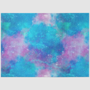 Geschilderde Galaxy Serie Ontwerp 3 Tissuepapier