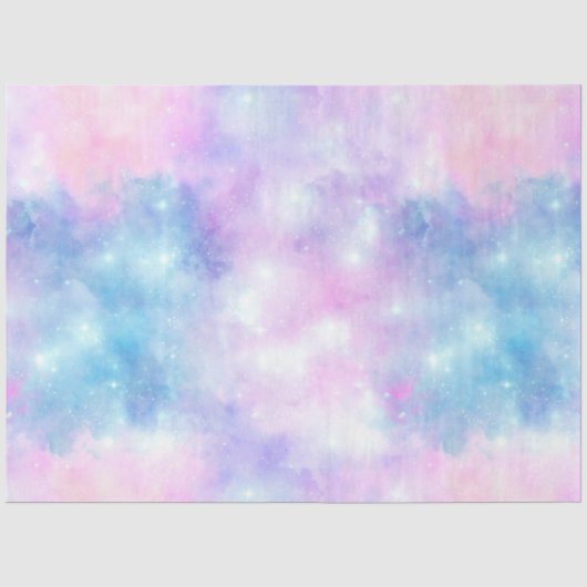 Geschilderde Galaxy Serie Ontwerp 4 Tissuepapier (Voorkant)