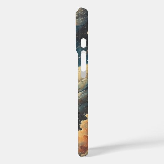 Geschilderde Galaxy Zenith Case-Mate iPhone Case (Achterkant / Links)