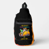 Geschilderde Gastronomie: Taco en Sip Sling Bag (Voorkant)