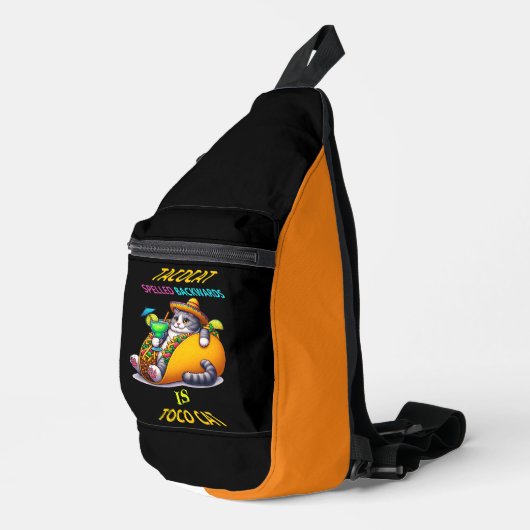 Geschilderde Gastronomie: Taco en Sip Sling Bag (Rechterhoek)