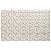 Geschilderde geiten en Polka Dots op Cream Pattern Stof (Fat Quarter)