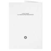 Geschilderde gewone vogelgriep vogelkaart (Achterkant)