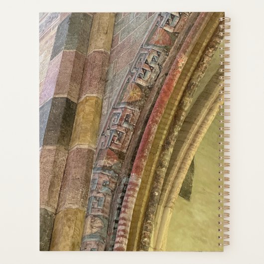 Geschilderde gotische planner (Achterkant)