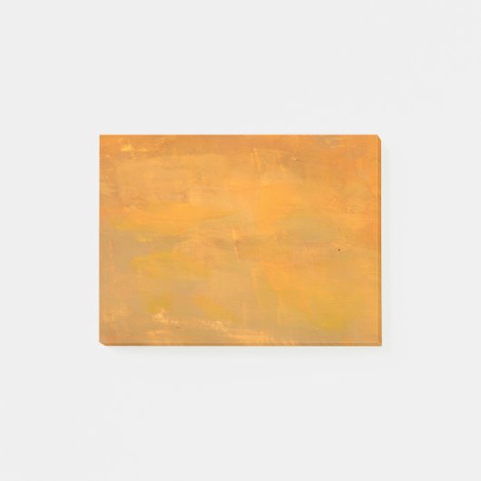 Geschilderde Gouden Grunge Abstract Post-it® Notes (Voorkant)