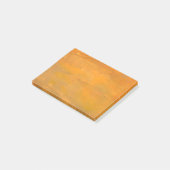 Geschilderde Gouden Grunge Abstract Post-it® Notes (Schuin)