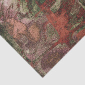 Geschilderde Graffiti Grunge Herfst Rood Groen Roe Tissuepapier (Detail)