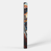 Geschilderde Grizzly iPhone Hoesje (Rechterkant)