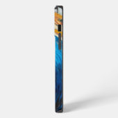 Geschilderde Grizzly iPhone Hoesje (Linkerkant)