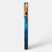 Geschilderde Grizzly iPhone Hoesje (Linkerkant)