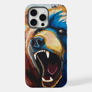 Geschilderde Grizzly iPhone 15 Pro Max Case