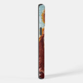 Geschilderde Grizzly iPhone Hoesje (Rechterkant)