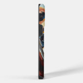 Geschilderde Grizzly iPhone Hoesje (Rechterkant)
