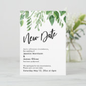 Geschilderde groen belets uitgestelde trouwerij ni kaart (Staand voorkant)