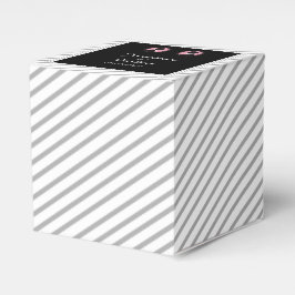 Geschilderde Groom Silhouetten Gay Bruiloft Favor Bedankdoosjes