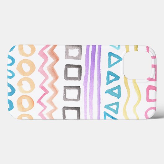 geschilderde hand Case-Mate iPhone case (Achterkant (horizontaal))