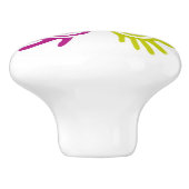 Geschilderde Handen Keramische Kabinetknop Keramische Knop (Zijkant)