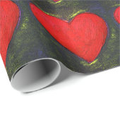 Geschilderde hark cadeaupapier (Rol Hoek)