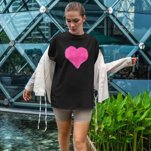 Geschilderde hark t-shirt