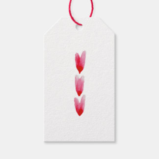 Geschilderde Hartjes Cadeaubijsluiters (set van 10 Cadeaulabel