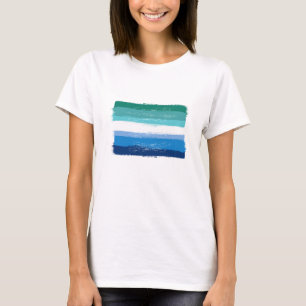 GESCHILDERDE HBT MANNELIJKE PROUD - Azure T-shirt