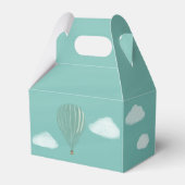 Geschilderde Hete Luchtballons Aangepaste Bruiloft Bedankdoosjes (Achterkant)