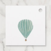 Geschilderde Hete Luchtballons Aangepaste Bruiloft Bedankjes Labels (Achterkant)