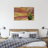 Geschilderde Heuvels, Mitchell, Oregon, VS Canvas Afdruk (Insitu (Slaapkamer))
