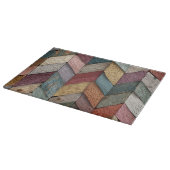 Geschilderde houtsnijplank snijplank (Hoek)