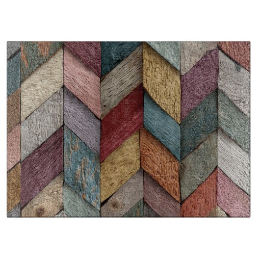 Geschilderde houtsnijplank snijplank (Voorkant)