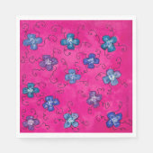 Geschilderde Hydrangea Bloesems Party servetten (Voorkant)