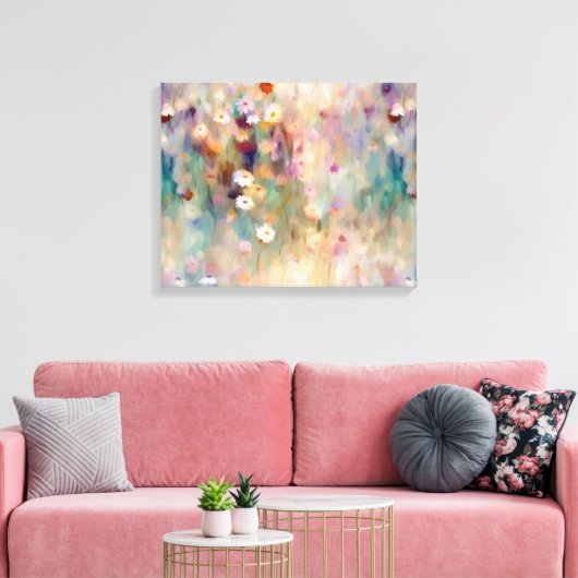 Geschilderde Impressionistische Margriet Print (Insitu (Woonkamer))