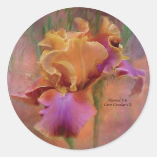 Geschilderde Iris Art Sticker