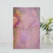 Geschilderde Iris Stationery Briefpapier (Staand voorkant)